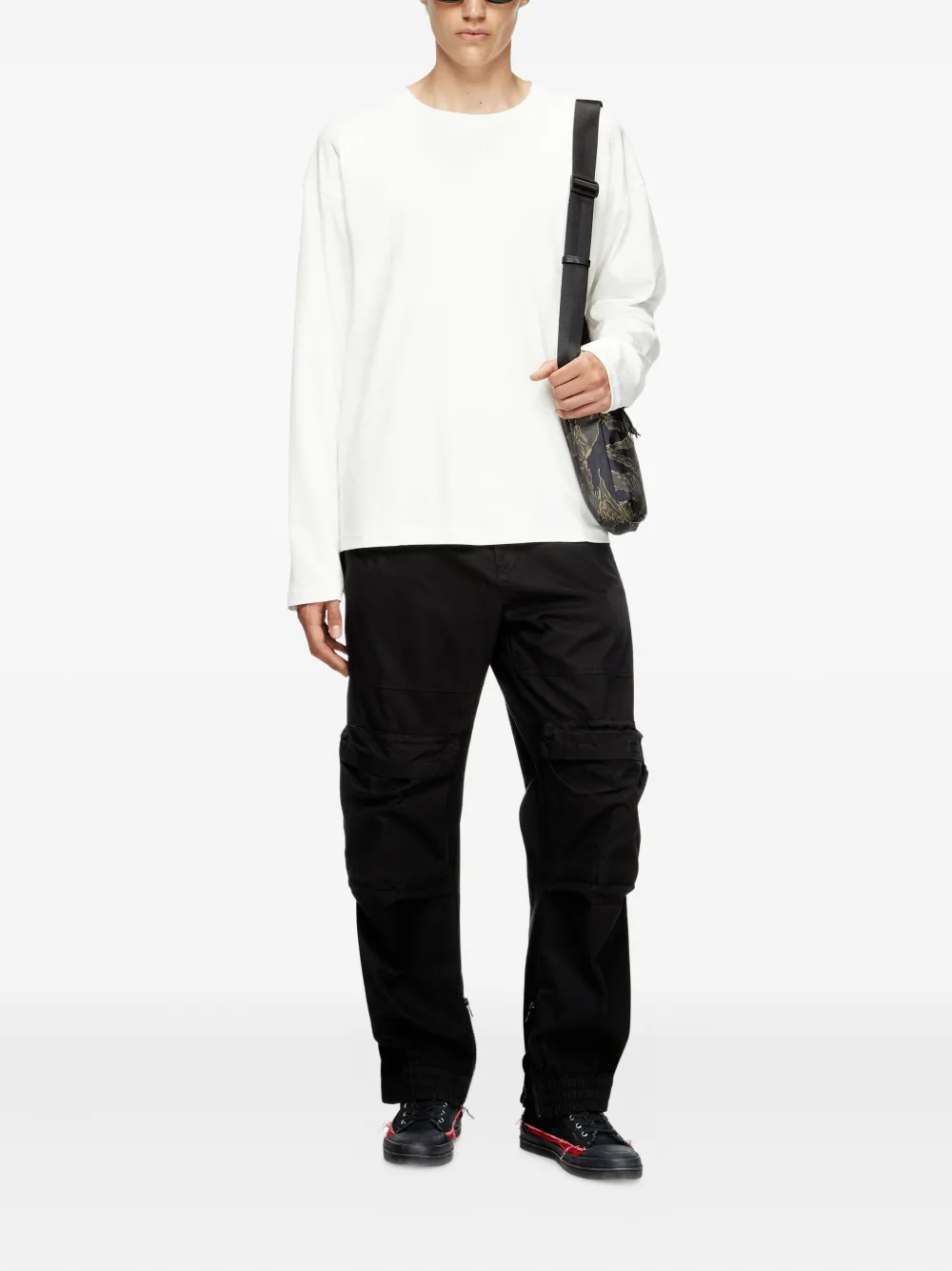 Diesel T-Boxt long-sleeve T-shirt Wit