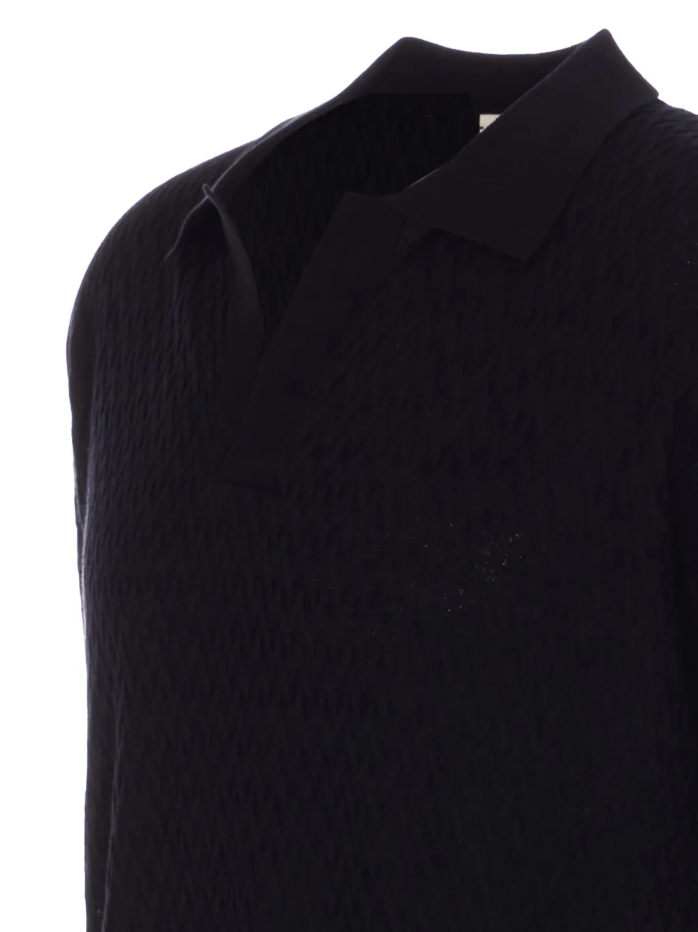 Shop Paolo Pecora Cotton Polo Shirt In Black