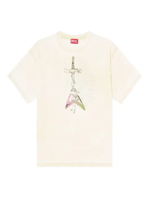 Diesel T-Box-T18 graphic-print oversized T-shirt