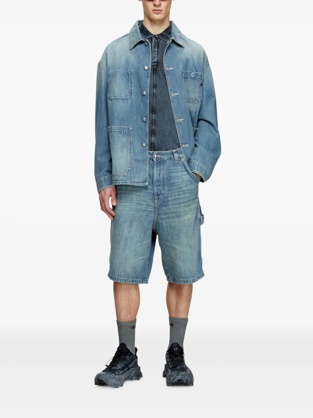 Diesel D-Livery-W-Short shorts - Blauw