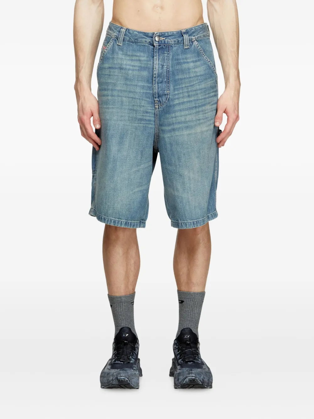 Diesel D-Livery-W-Short shorts Blauw