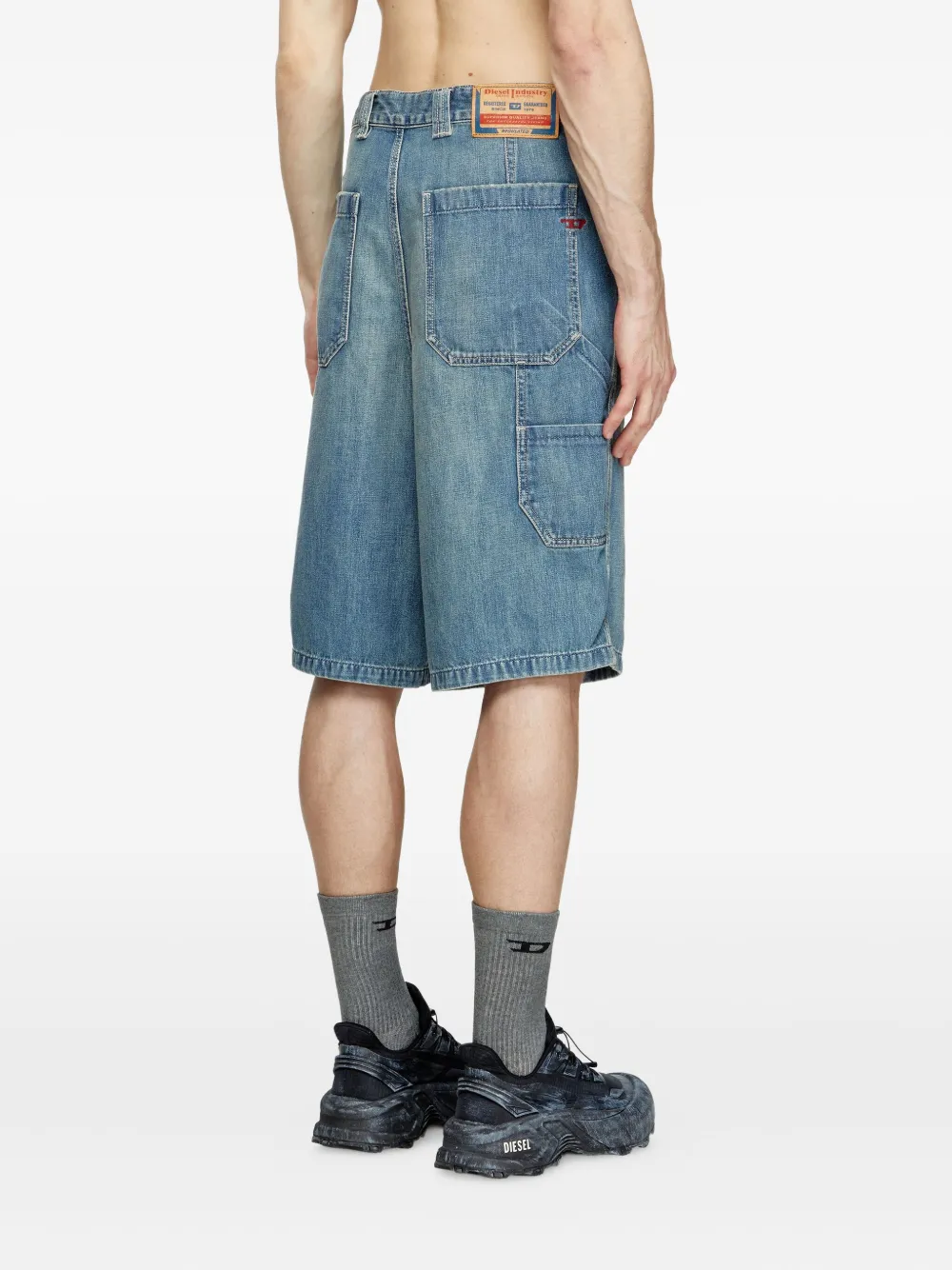 Diesel D-Livery-W-Short shorts Blauw