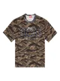 Diesel T-BOXT-T22 tiger-stripe logo T-shirt - Green