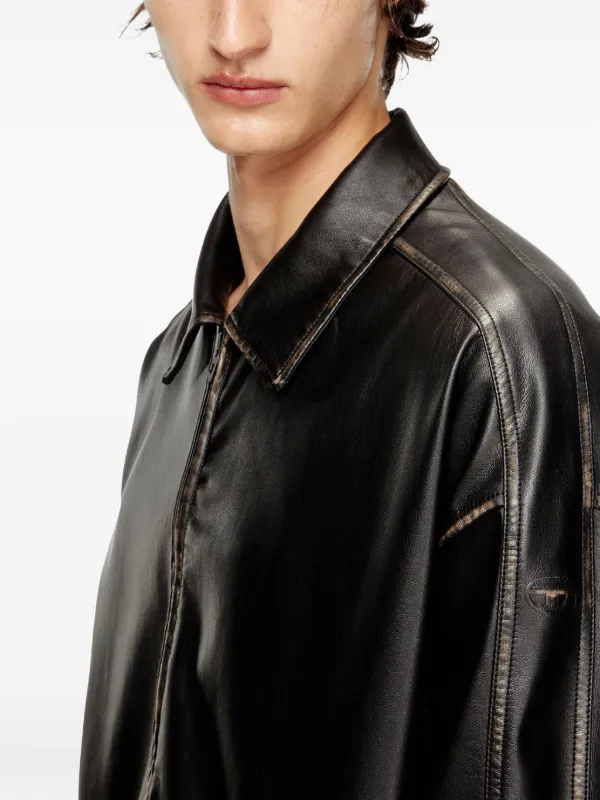 DIESEL ブラック ジップアップジャケット Diesel ジップアップ ジャケット | ブラック | FARFETCH JP