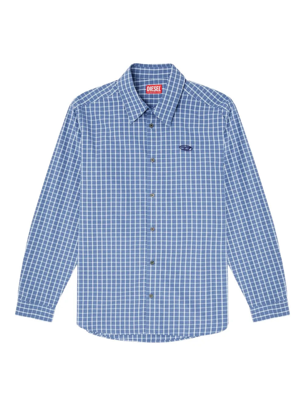 Diesel Checked Shirt With Oval D Embroidery