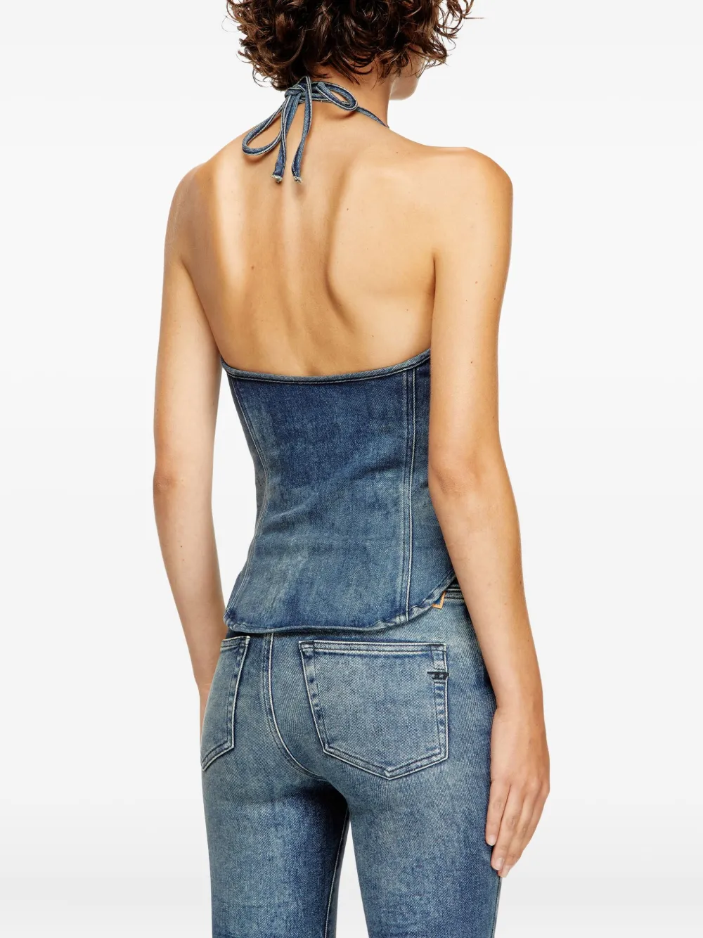 Diesel De-Janice-S top Blauw