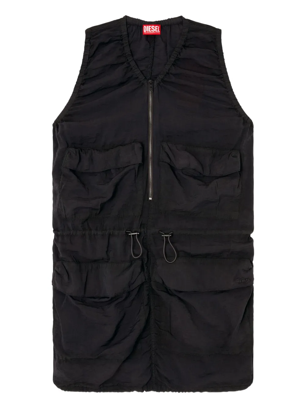 Diesel D-Resden mini-jurk Zwart