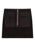 Diesel M-Merin zip-front pocket skirt - Black