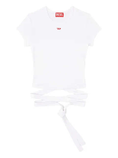 Diesel T-Bunny-Tail knot-detail T-shirt