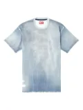 Diesel D-Box Jogg distressed denim T-shirt - Blue