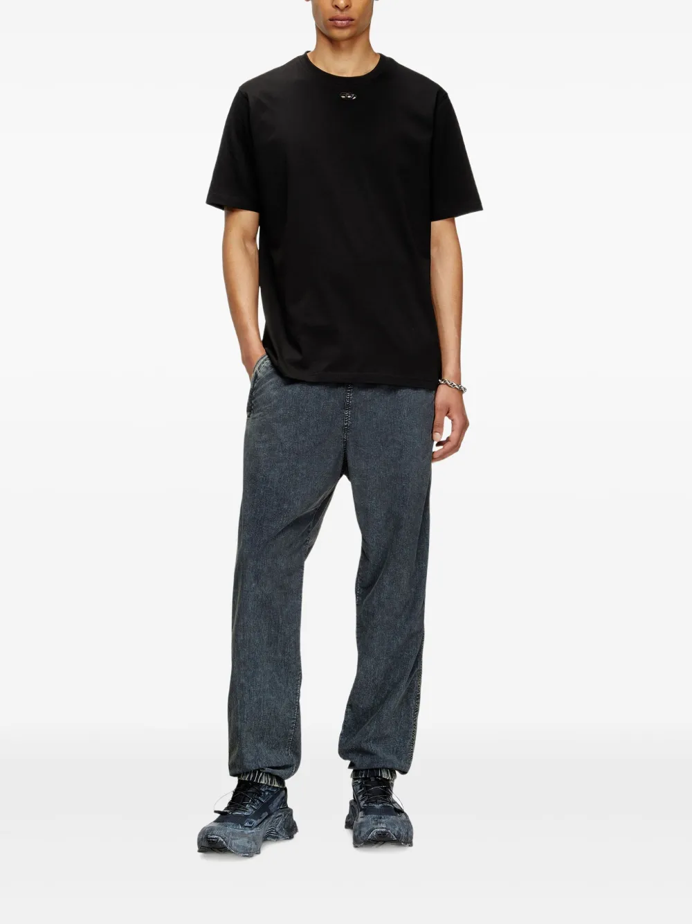 Diesel T-Adjust-Marey T-shirt - Zwart
