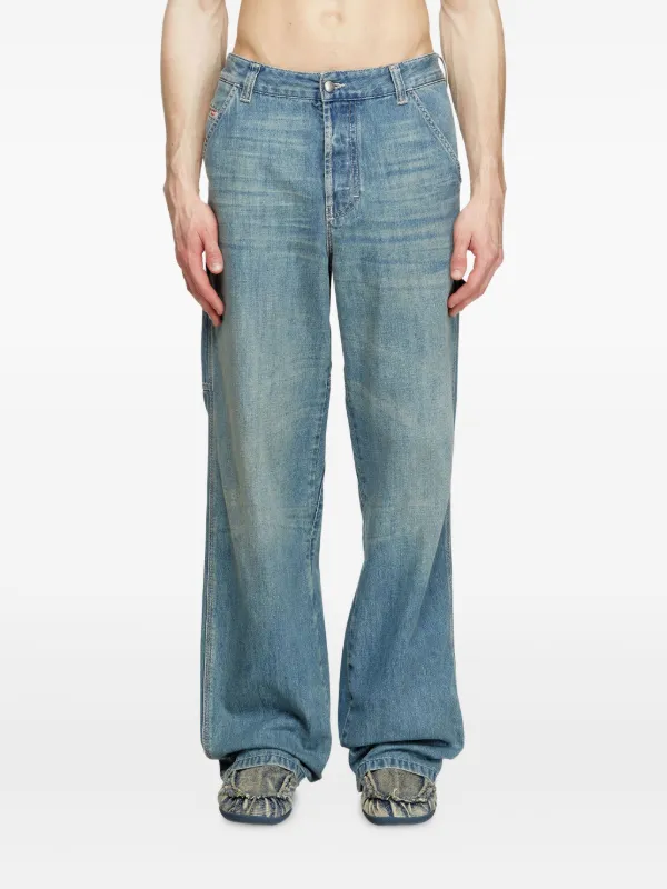Diesel D-Livery straight-leg Jeans | Blue | FARFETCH