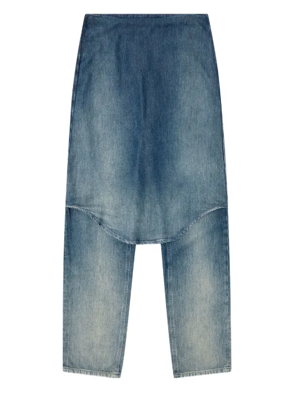 DIESEL デニムレイヤードJK Diesel D-Arky レイヤード ジーンズ | ブルー | FARFETCH JP