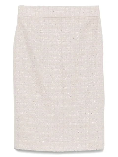Emporio Armani tweed midi skirt
