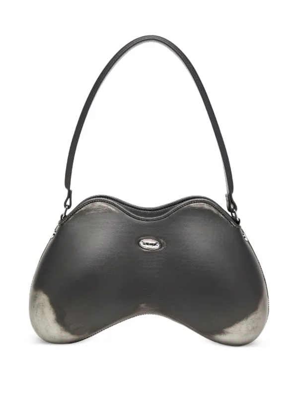 DIESEL ディーゼル ダブルD リジッド ショルダーバッグ Diesel ダブルD ショルダーバッグ | ブラック | FARFETCH JP