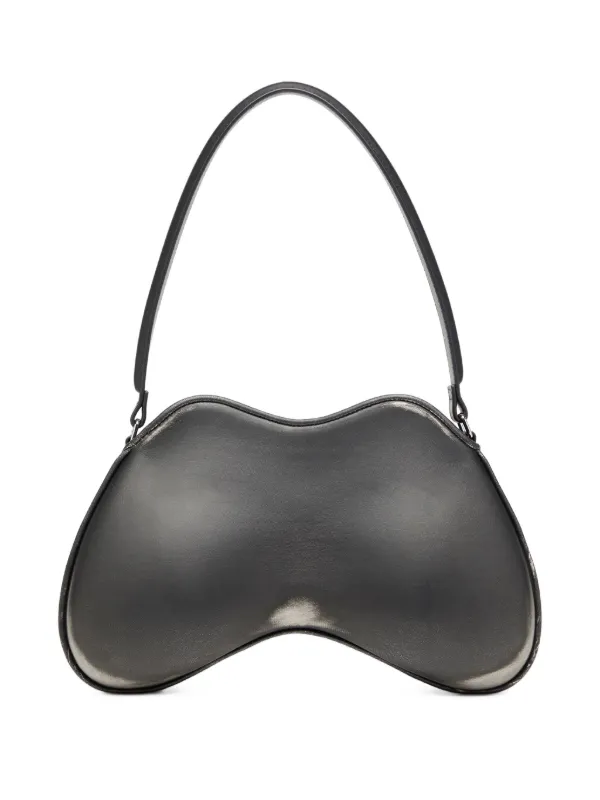 DIESEL ブラック ショルダーバッグ【期間限定SALE】 1DR（WOMEN）: レザーショルダーバッグ｜ディーゼル（DIESEL