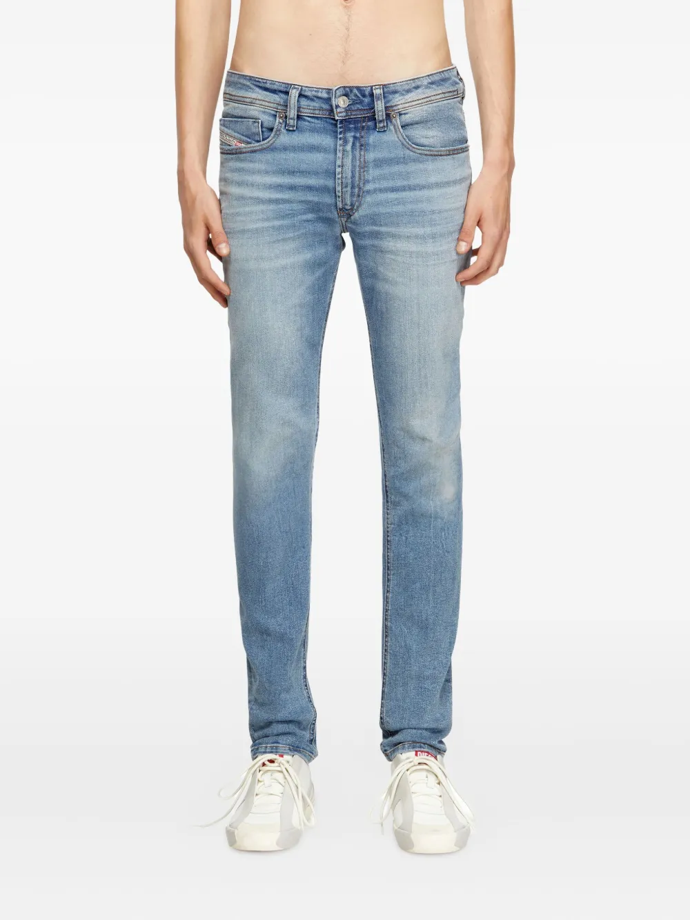 Diesel 1979 Sleenker jeans Blauw