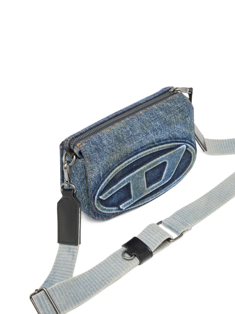 Diesel 1DR crossbodytas Blauw