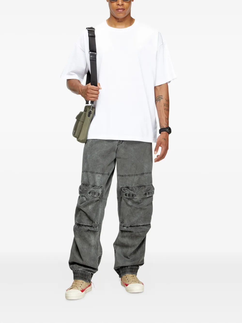 Diesel T-Boxt-T24 logo-print T-shirt Wit