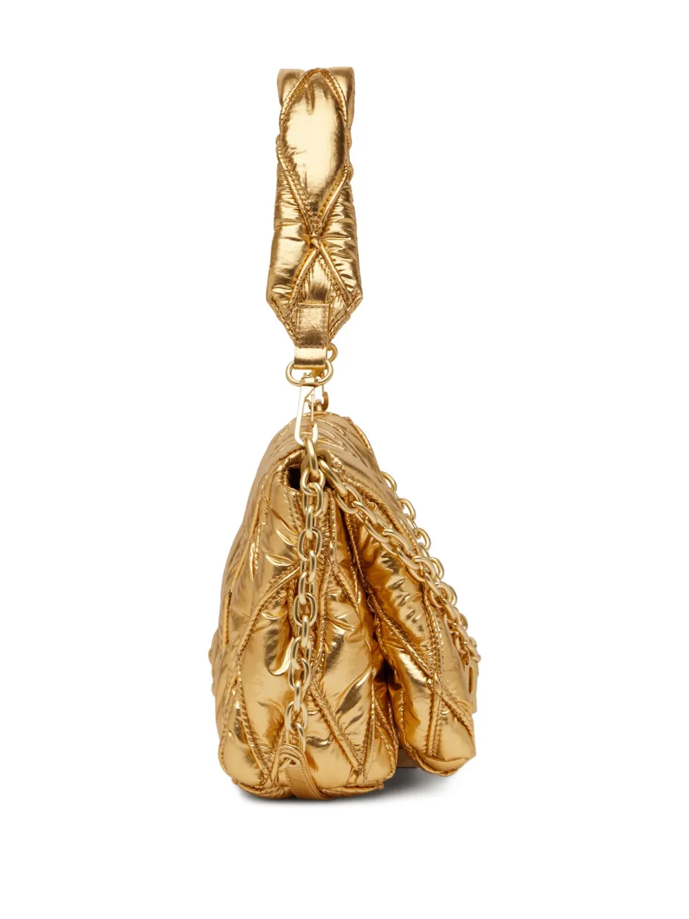 Diesel Charm-D medium schoudertas Goud