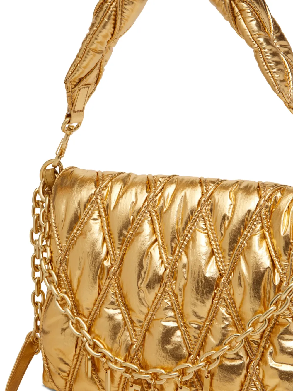 Diesel Charm-D medium schoudertas Goud