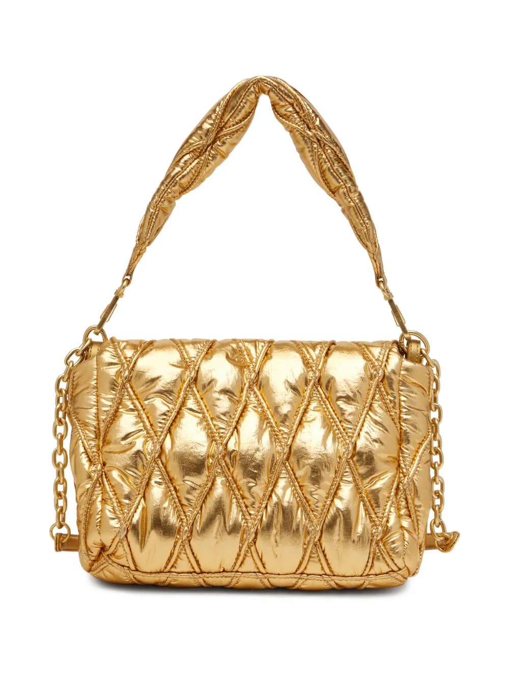 Diesel Charm-D medium schoudertas Goud