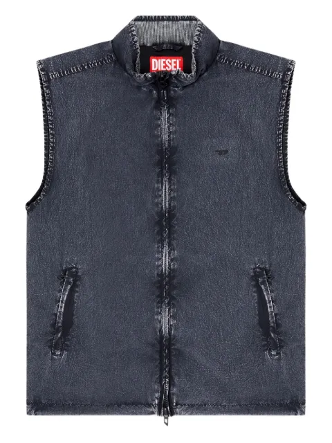 Diesel J-Erb denim-effect sleeveless gilet
