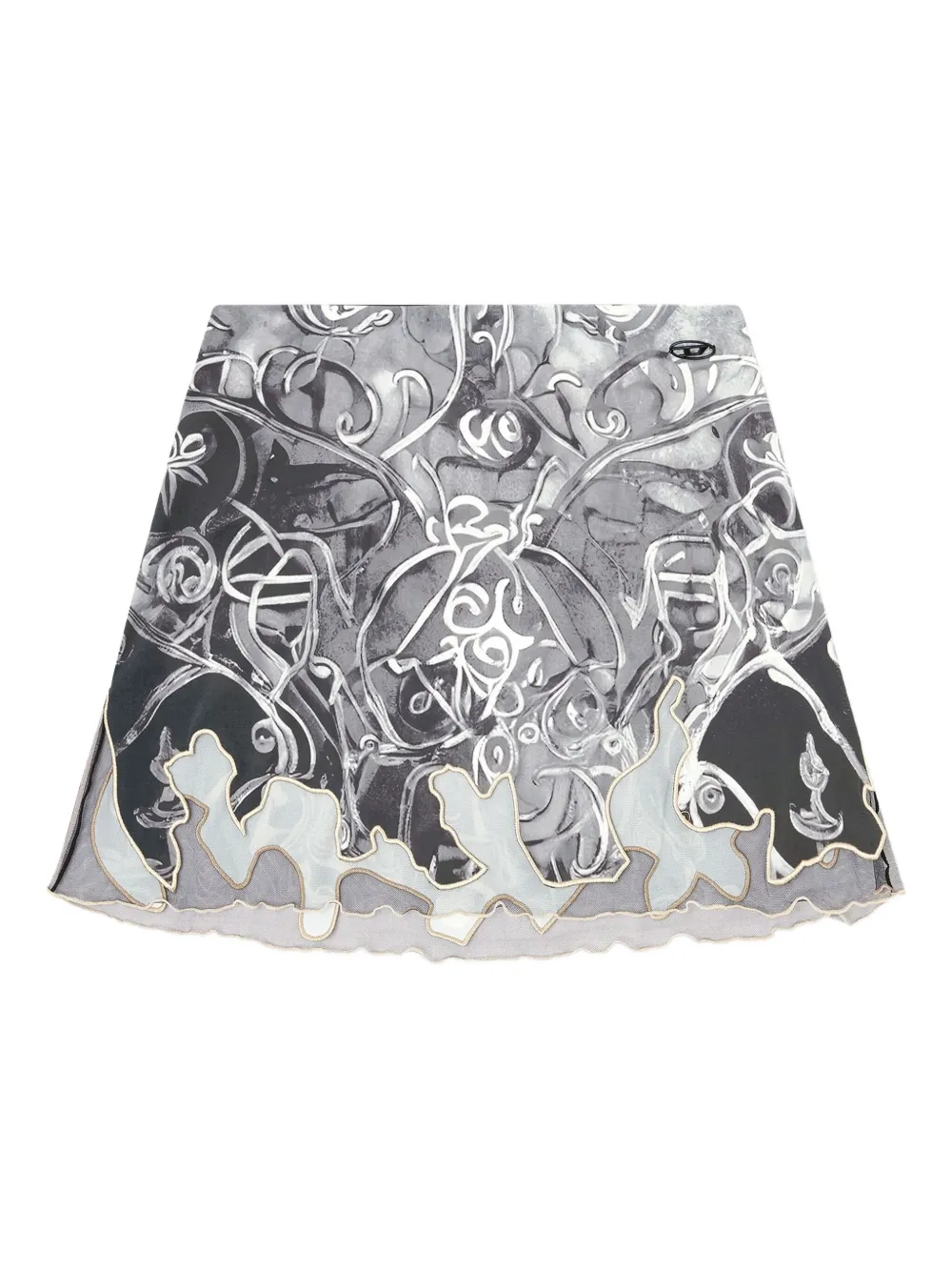 Diesel O-Lane mini-rok Grijs