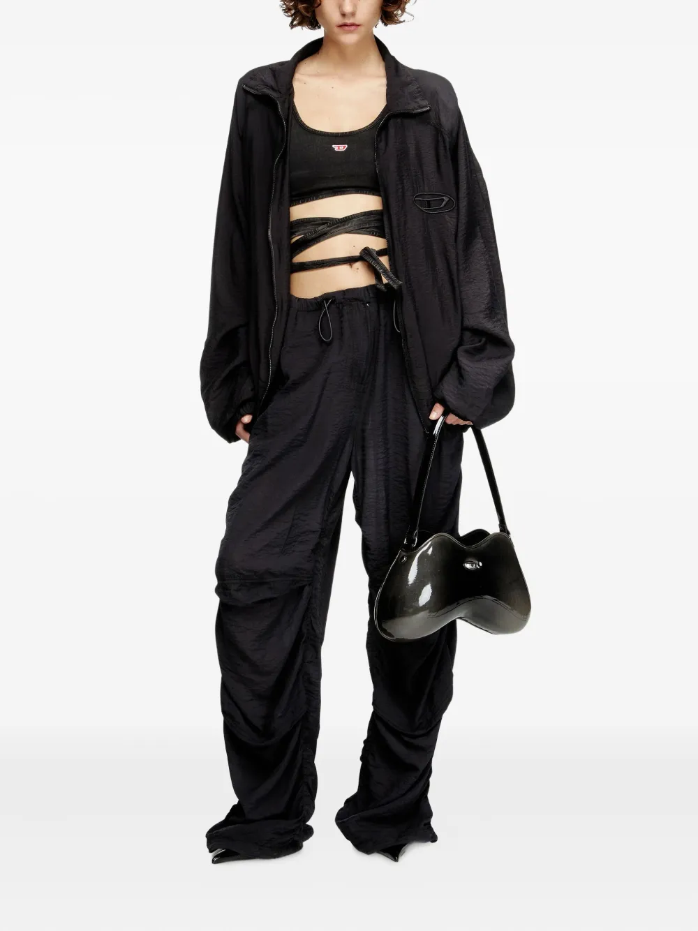 Diesel T-Leya-Tail-R1 strap-detail top | Vests & Tank Tops | Image 2