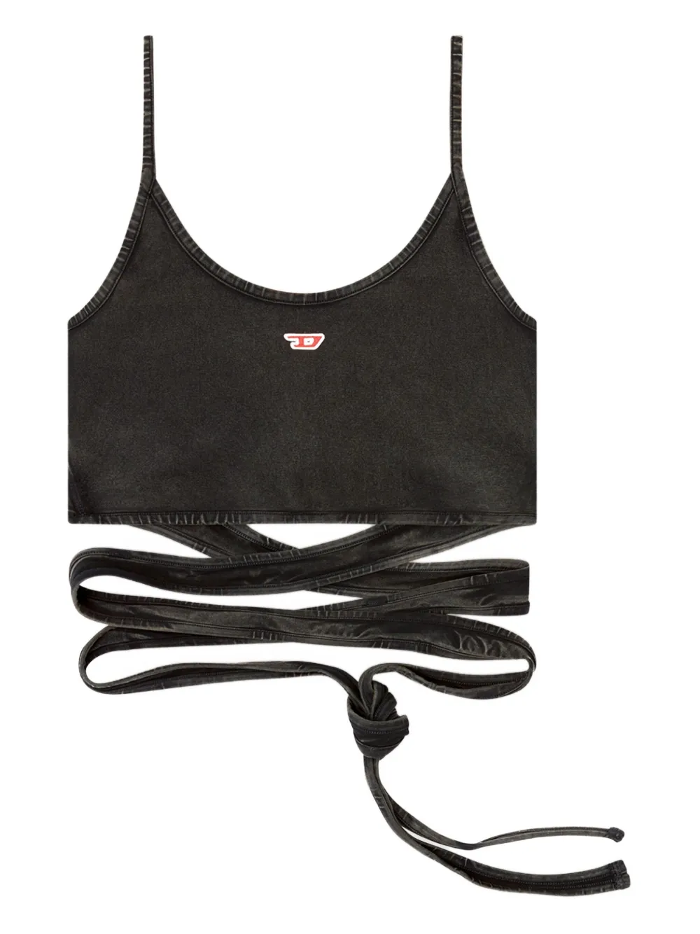 Diesel T-Leya-Tail-R1 strap-detail top | Black | Image 1