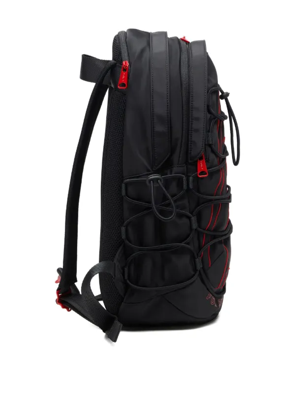 Diesel Tech-D drawstring-detail Backpack | Black | FARFETCH PH
