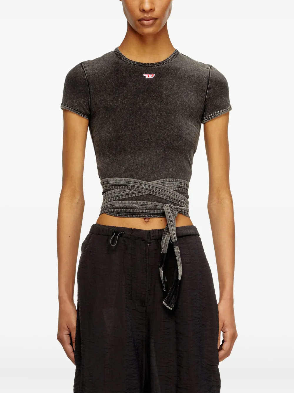 Diesel T-Bunny-Tail-R1 T-shirt Zwart
