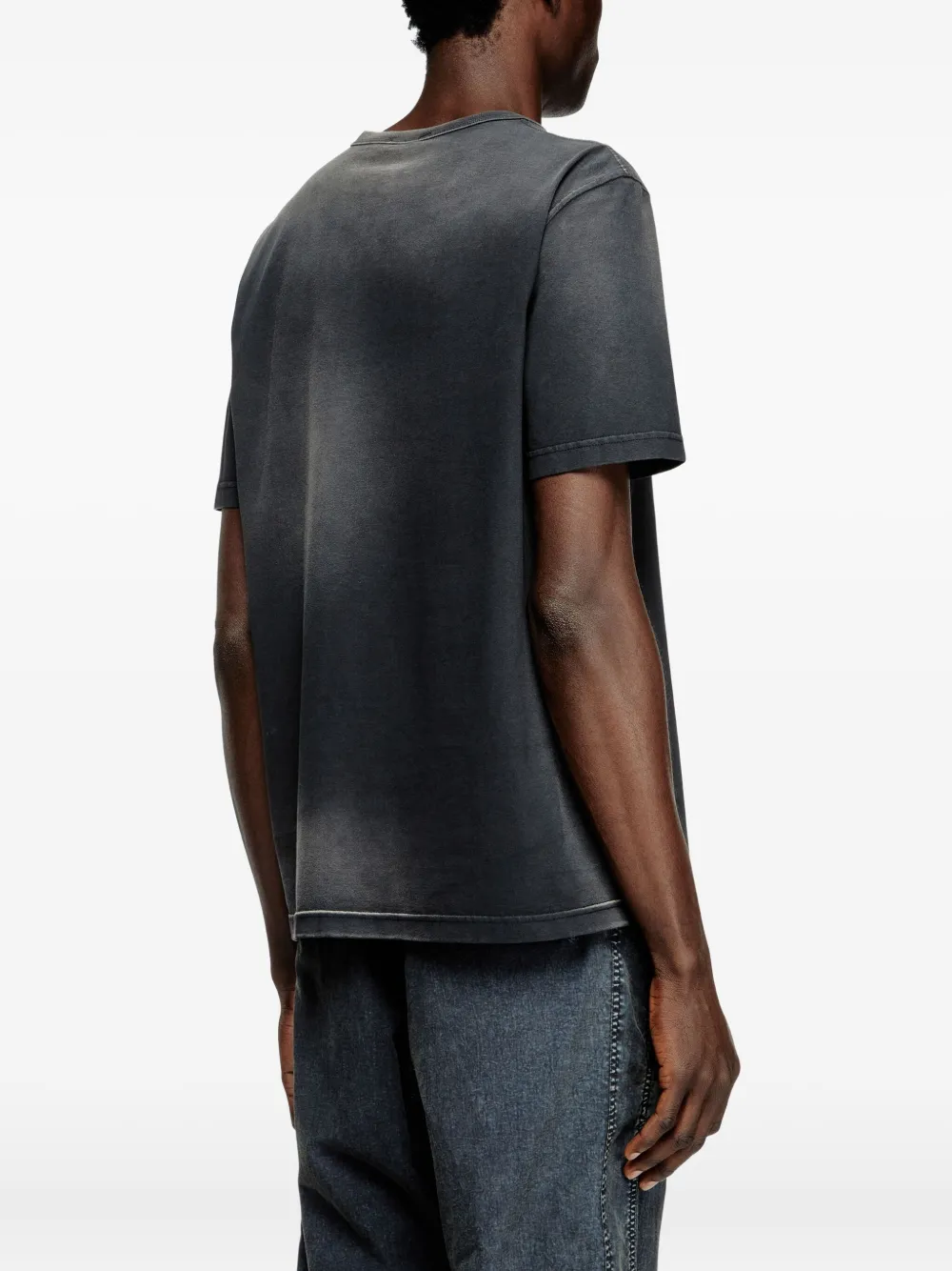 Diesel T-Adjust Q5 T-shirt Zwart
