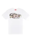 Diesel graphic-print T-shirt - White