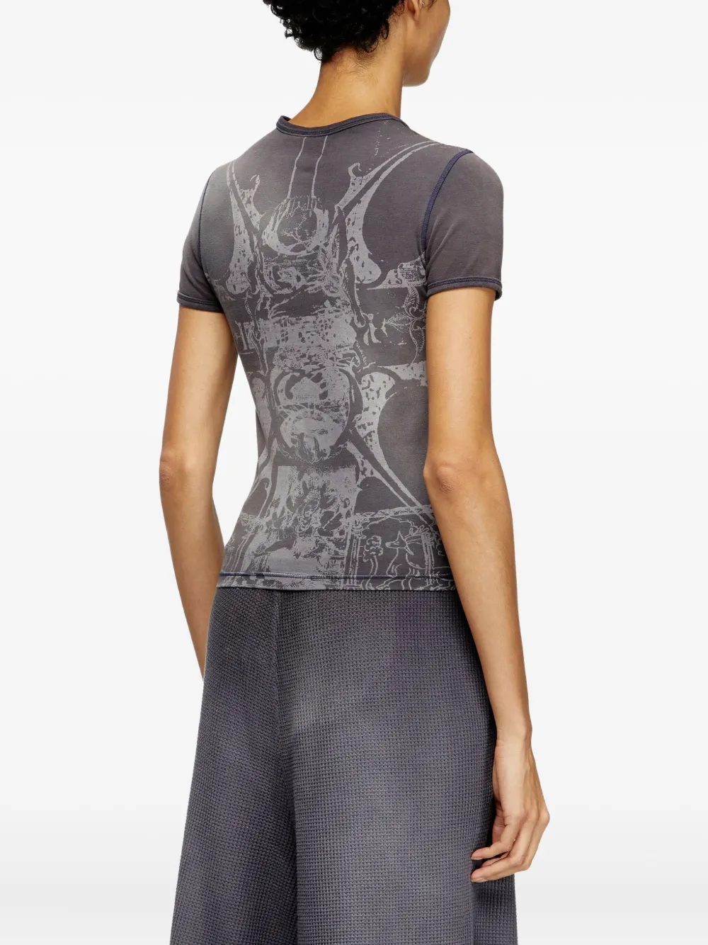 Diesel T-Uncuties R6 T-shirt Zwart