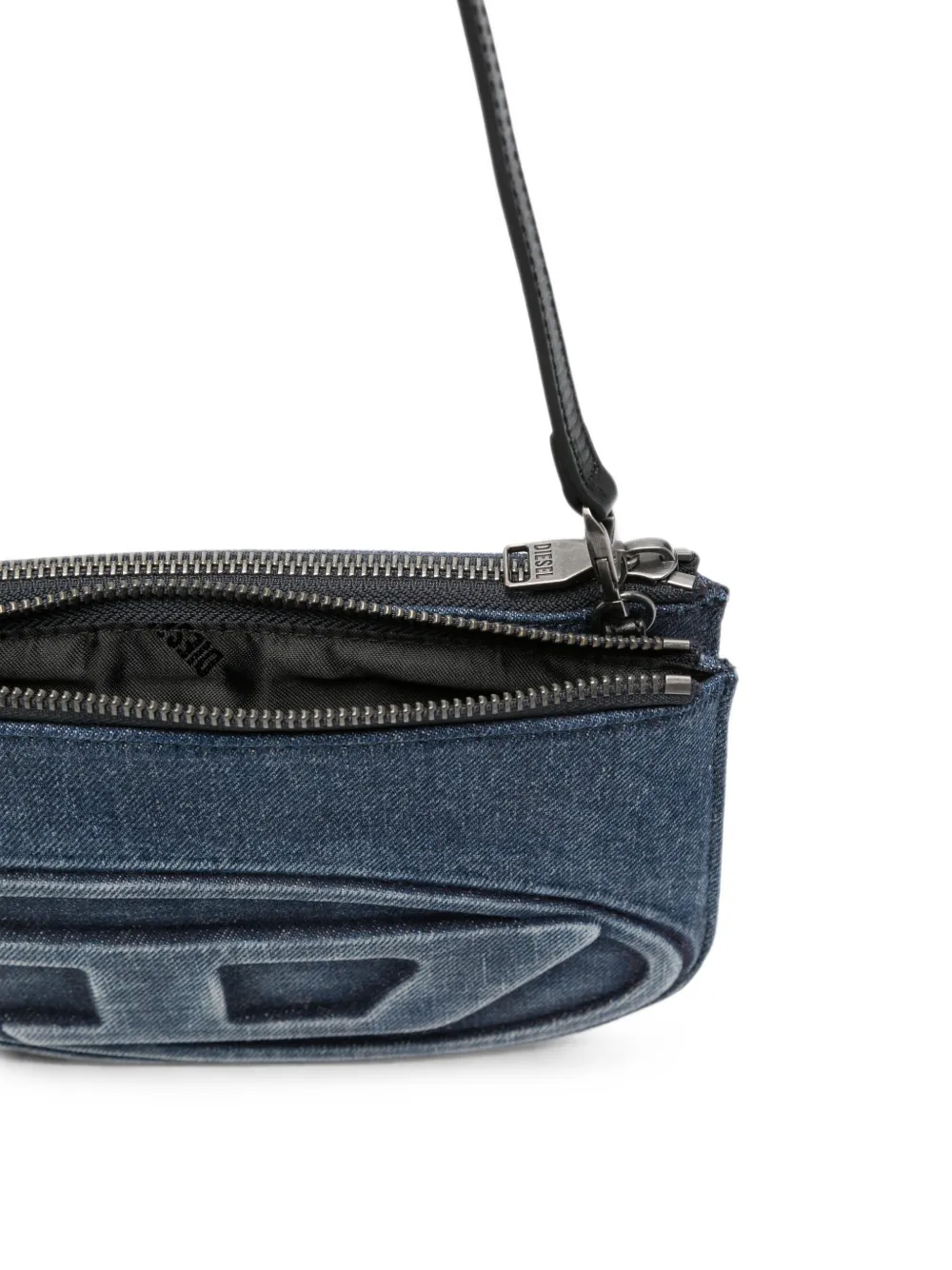 Diesel 1DR Twin schoudertas Blauw