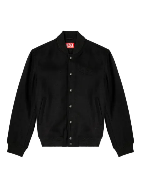 Diesel embroidered logo bomber jacket