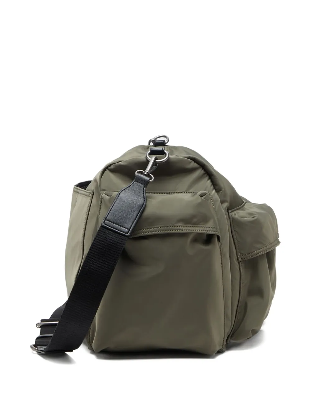 Diesel multi-pocket duffel bag Groen