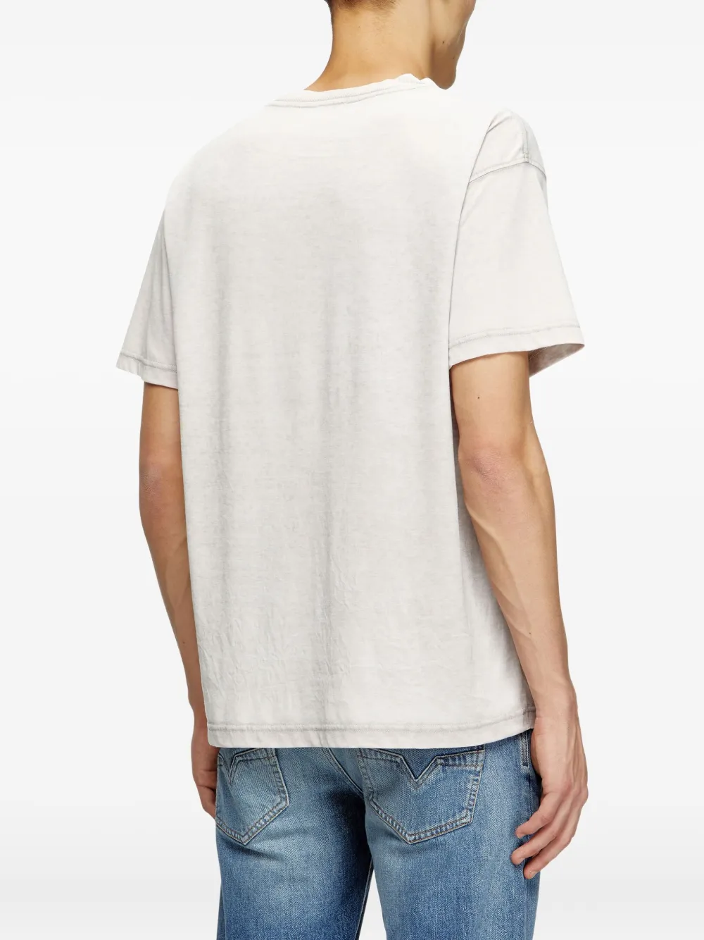 Diesel T-Norm-T15 T-shirt met grafische print Wit