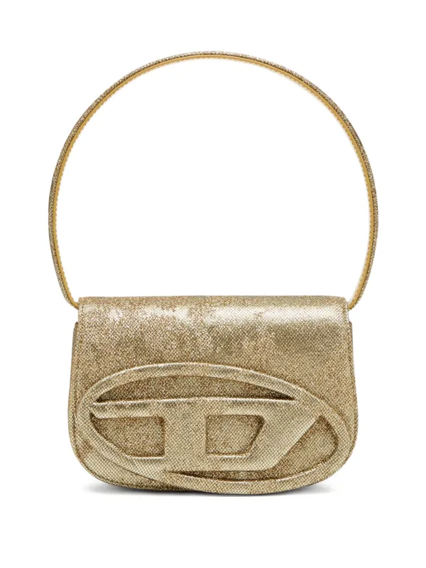 Diesel 1dr glitter-embellished Shoulder Bag | Gold | FARFETCH