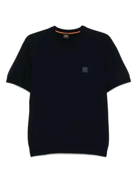 BOSS playera de tejido fino