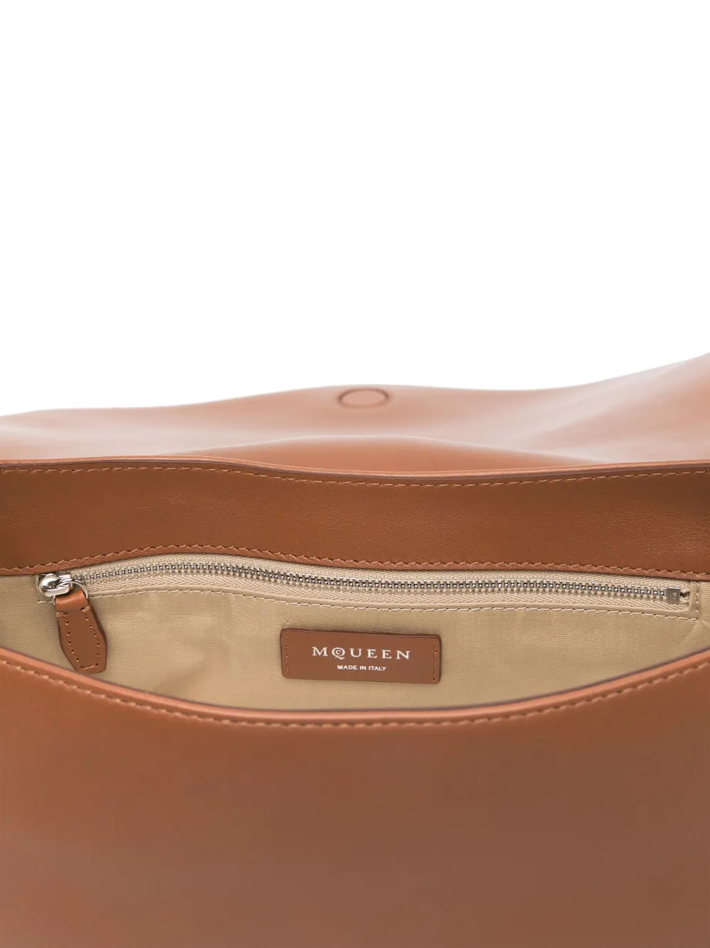Alexander McQueen Grote T-Bar boekentas Bruin