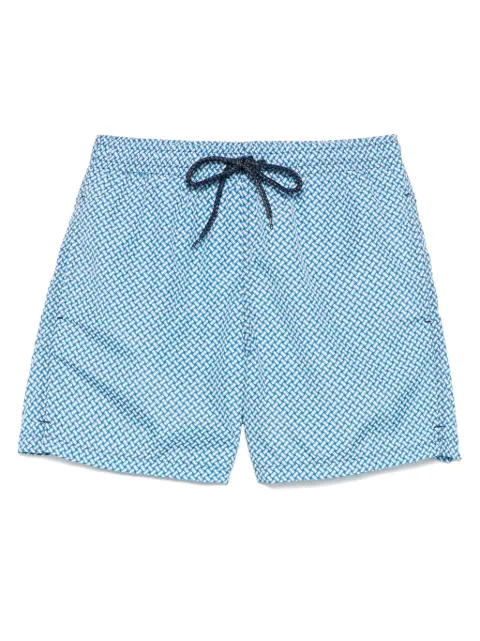 Drumohr shorts de playa con monograma