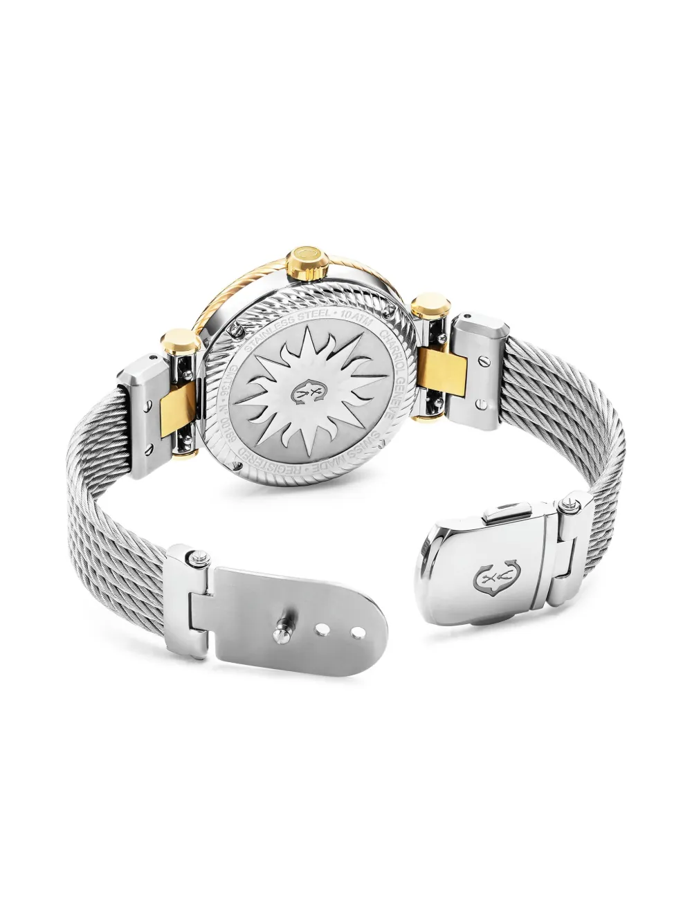 Charriol St. Tropez Gmt 36mm In White