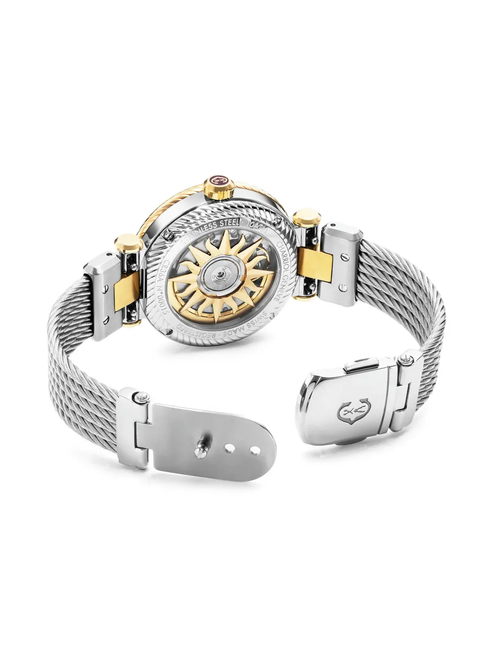 Charriol St. Tropez Surf 36mm In White