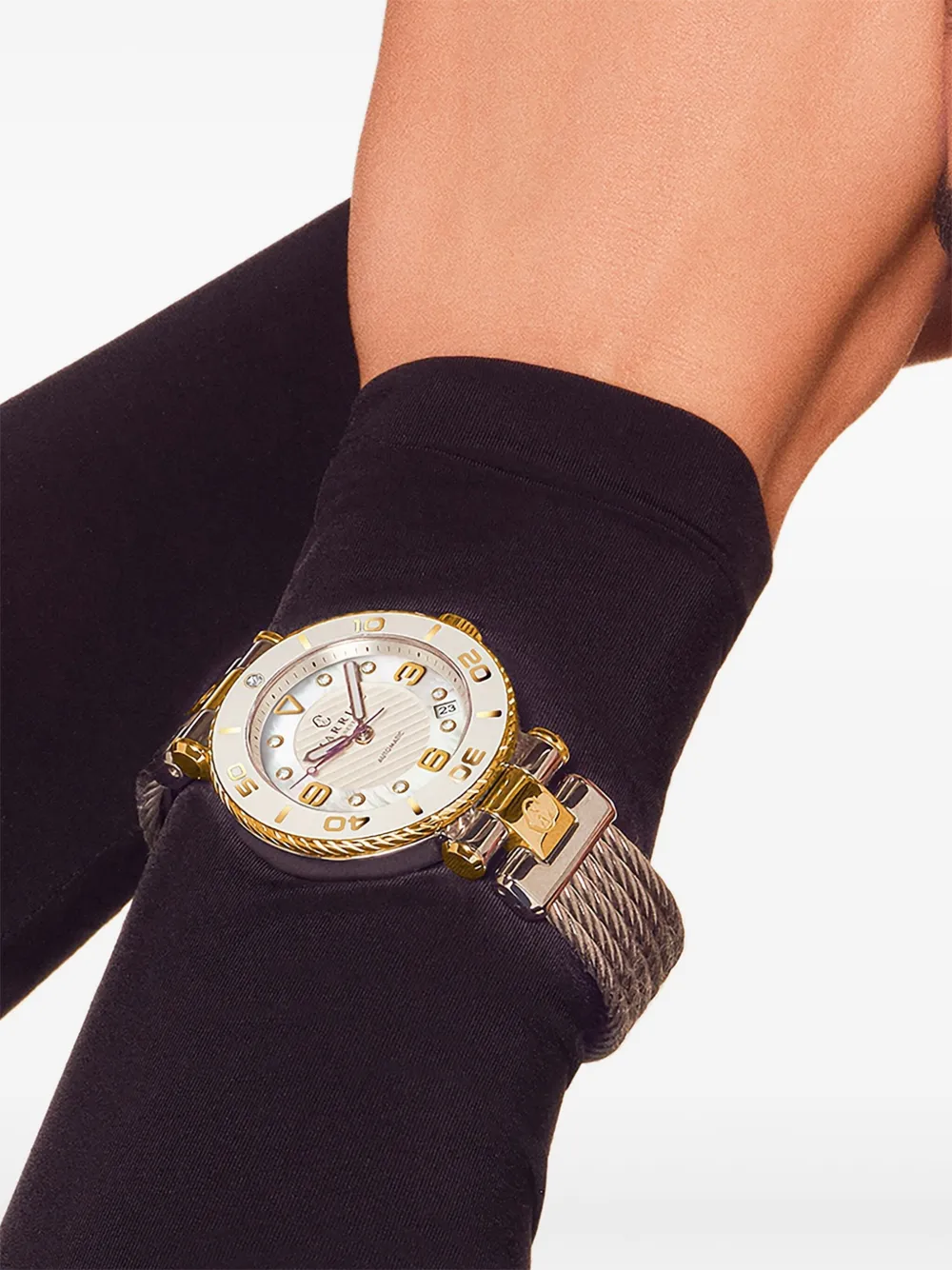 Charriol St. Tropez Surf 36 mm - Wit