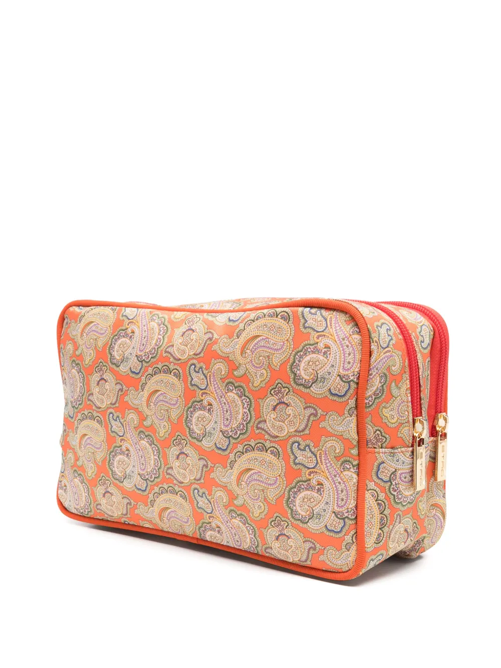 ETRO paisley wash bag - Oranje