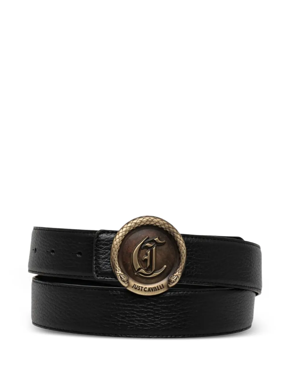 Just Cavalli cinturón con logo en la hebilla | negro | Image 1