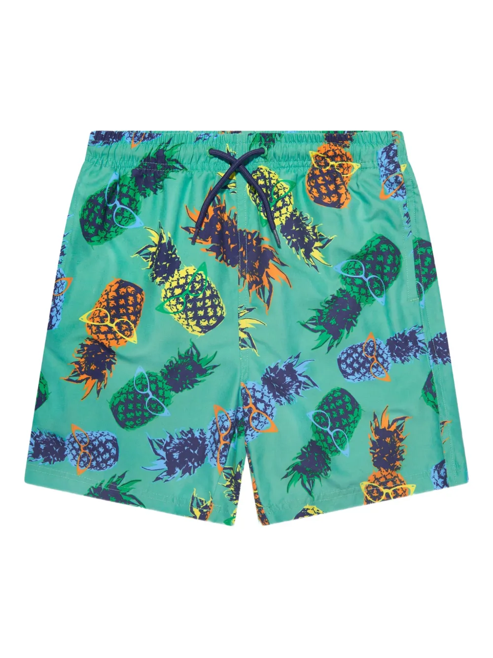 SOLISWIM KIDS グラフィック トランクス水着 - グリーン SOLISWIM KIDS グラフィック トランクス水着 - グリーン