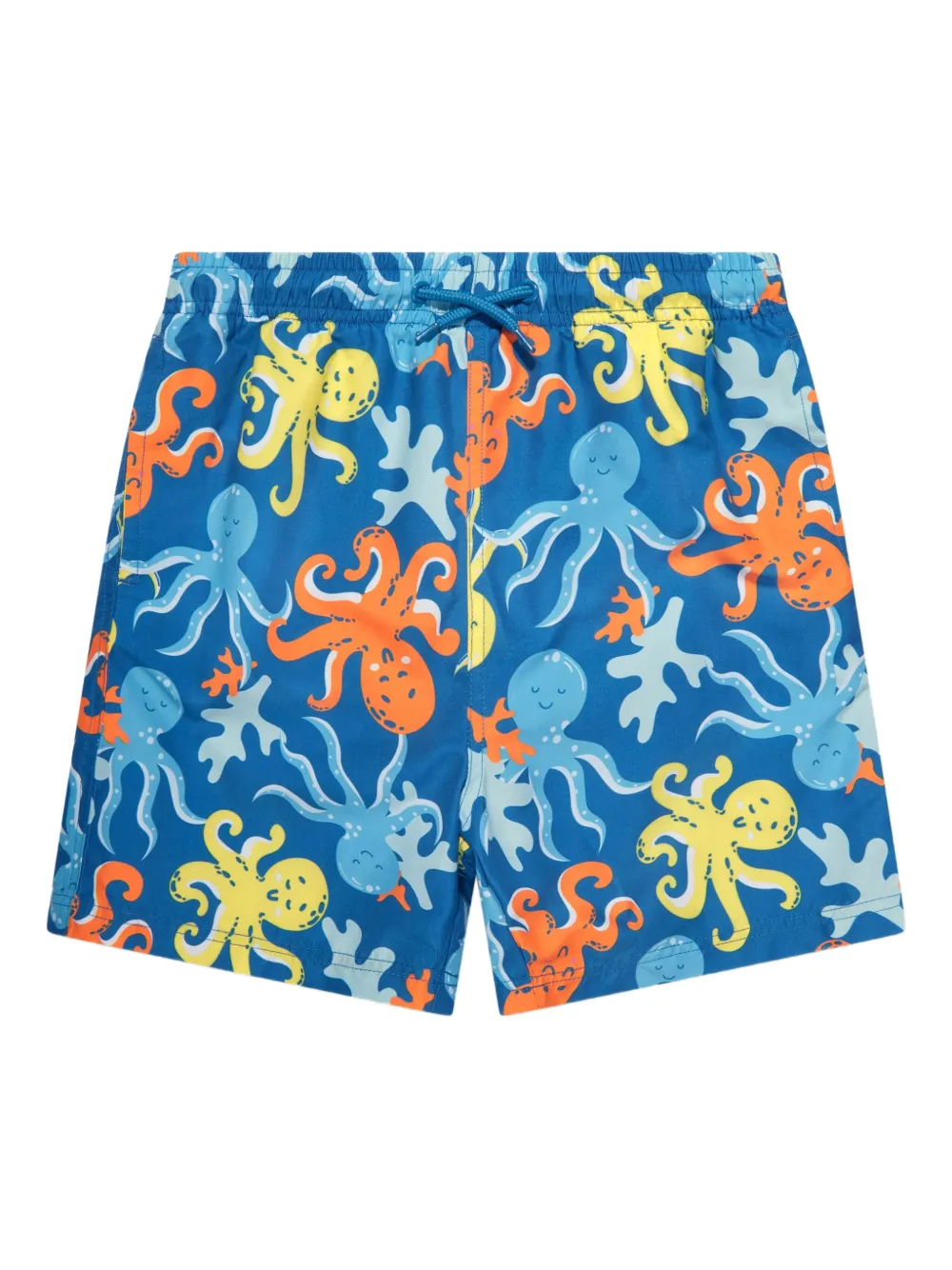 SOLISWIM KIDS shorts de playa con estampado gráfico | azul | Image 1